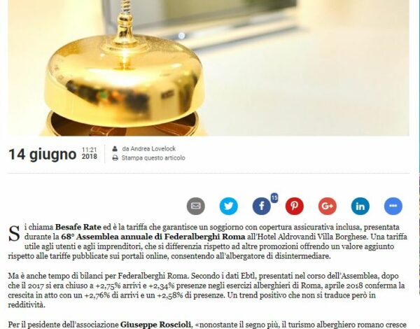 BeSafe Rate lagenziadiviaggi.it