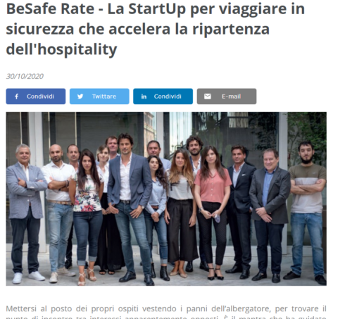 Il racconto di Italia Informa su BeSafe Rate